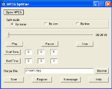 MPEG SPLITTER, MPG SPLITTER CUTTER TRIMMER